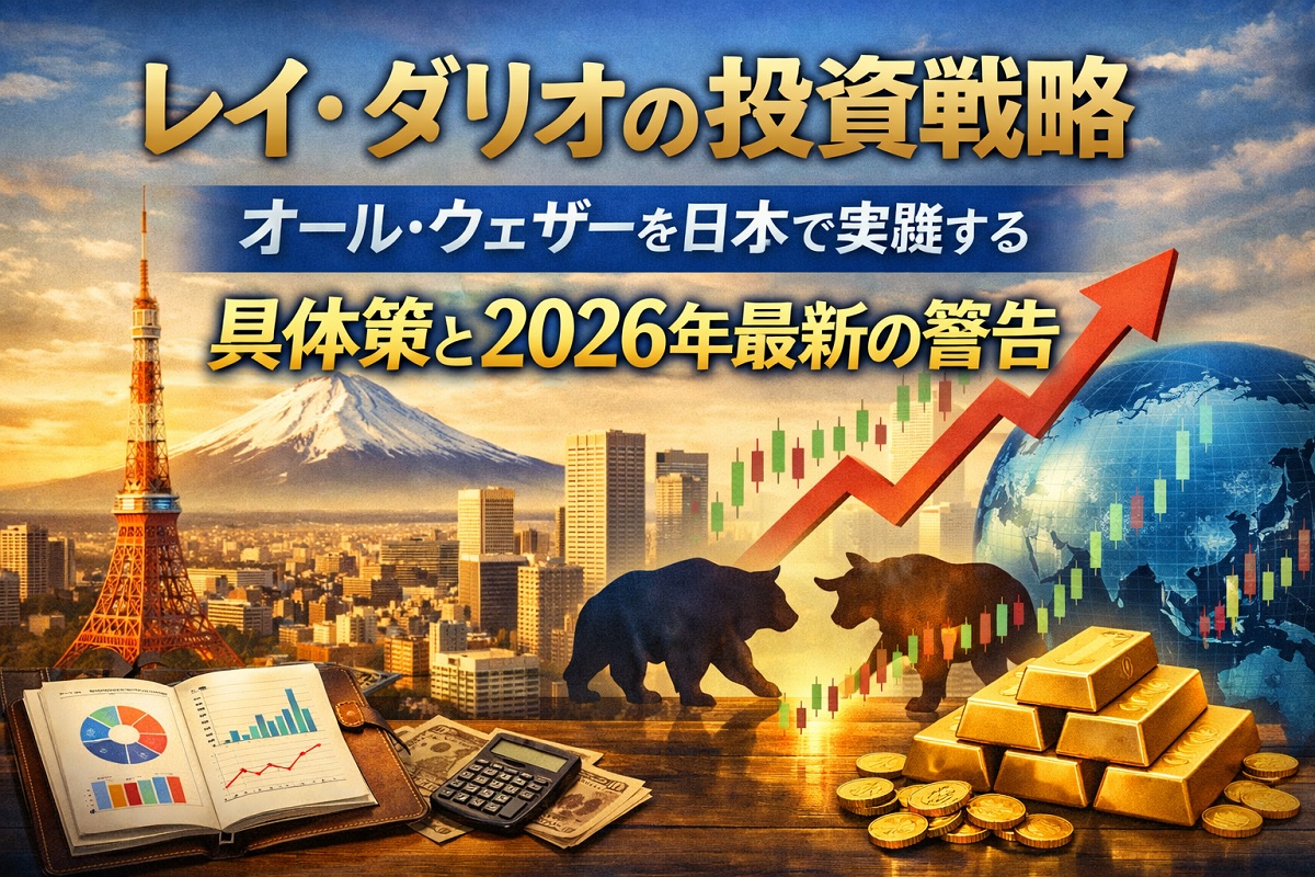 レイ・ダリオの投資戦略｜オール・ウェザーを日本で実践する具体策と2026年最新の警告